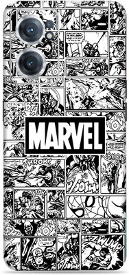 SkinoMania Nord-Ce2-(5G) Mobile Skin(Black And White Marvel-Comic)