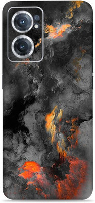 SkinoMania Nord-Ce2-(5G) Mobile Skin(Multicolour Black-Clouds)