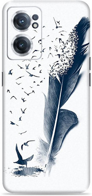 SkinoMania Nord-Ce2-(5G) Mobile Skin(Multicolour Feather-Art)