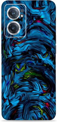 SkinoMania Nord-Ce2-(5G) Mobile Skin(Multicolour Blue-Lava)