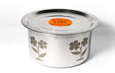 Super HK Pot 20.36 cm diameter 3 L capacity with Lid(Stainless Steel)