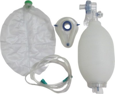 FAIRBIZPS Medical Rebreathing Bag/Ambu Bag for Adult & Kids (2600ml) Ambu Bag Respiratory Exerciser(Pack of 1)