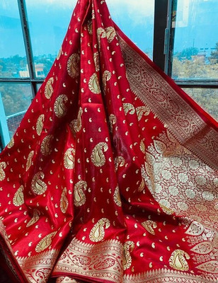 SHOPEEZY TEX FAB Woven Kanjivaram Art Silk Saree(Multicolor)