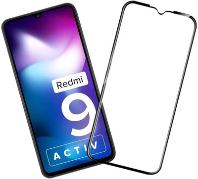 Blue Labs Edge To Edge Tempered Glass for Redmi 9 Activ, Redmi 9 Active(Pack of 1)
