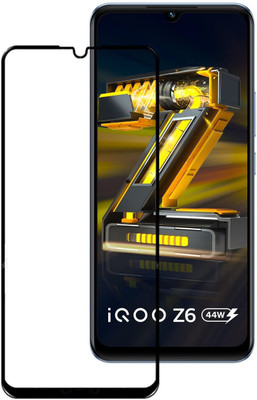 GLOBALCASE Edge To Edge Tempered Glass for IQOO Z6 5G(Pack of 1)