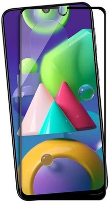 HUGSY Edge To Edge Tempered Glass for Samsung Galaxy M21(Pack of 1)