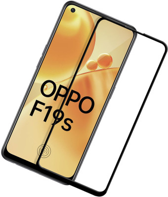 HUPSHY Edge To Edge Tempered Glass for OPPO F19s(Pack of 1)
