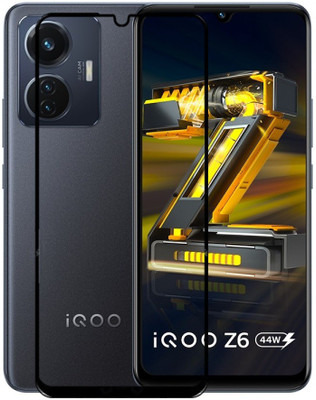 GLOBALCASE Edge To Edge Tempered Glass for IQOO Z6 5G(Pack of 1)