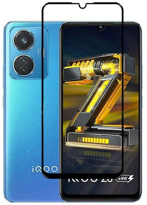 AB PRIME Edge To Edge Tempered Glass for iQOO Z6 44W(Pack of 1)