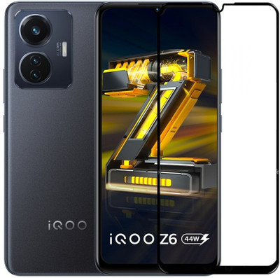 TESPARK Edge To Edge Tempered Glass for iQOO Z6 44W(Pack of 1)