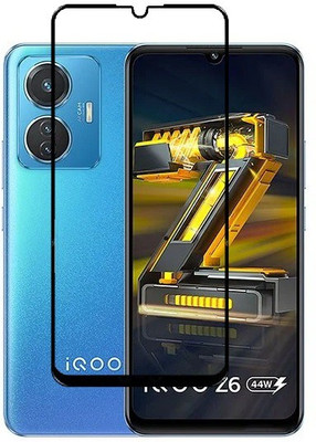 GLOBALCASE Edge To Edge Tempered Glass for IQOO Z6 5G(Pack of 1)