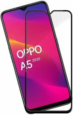 HUGSY Edge To Edge Tempered Glass for Oppo A9 2020, Oppo A5 2020(Pack of 1)