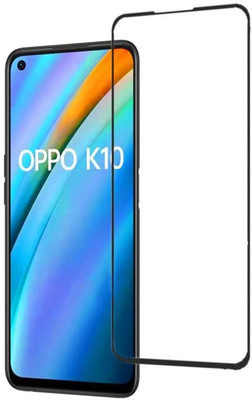 O2MG Edge To Edge Tempered Glass for OPPO K10(Pack of 1)