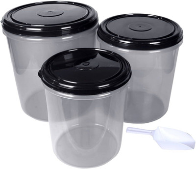 NEELESHWARI Plastic Utility Container  - 5000 ml, 7500 ml, 10000 ml(Black)