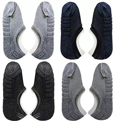 FATON Unisex Solid Low Cut(Pack of 4)