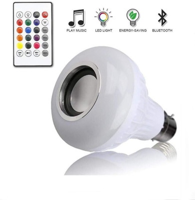 G2L 5w Wireless BT Bulb Speaker with LED Wireless 3D Audio Clear and Realistic. 5 W Bluetooth Speaker(White, Stereo Channel)