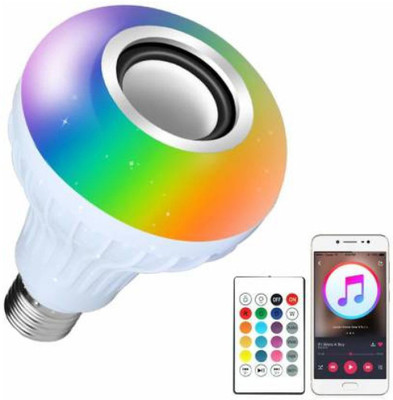 G2L 5w Wireless BT Bulb Speaker with LED Wireless 3D Audio Clear and Realistic. 5 W Bluetooth Speaker(White, Stereo Channel)