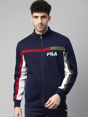 FILA Full Sleeve Solid Men Sweatshirt