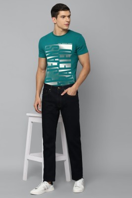 LOUIS PHILIPPE Graphic Print Men Round Neck Green T-Shirt