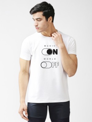 EPPE Printed Men Round Neck White T-Shirt