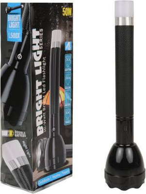 ECOSKY BRIGHT LIGHT Range Beam 4 Mode Rechargeable Battery Penlight Torch(Black, 27 cm, Rechargeable)