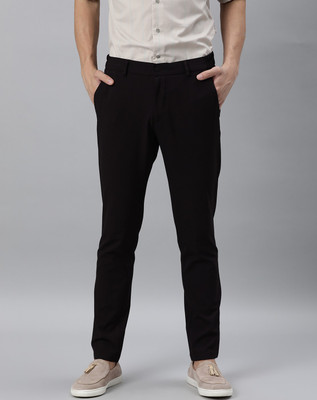 RARE RABBIT Slim Fit Men Maroon Trousers