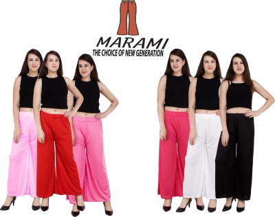 MARAMI Regular Fit Women Black Trousers