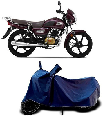 APB estore Two Wheeler Cover for TVS(Radeon, Blue)