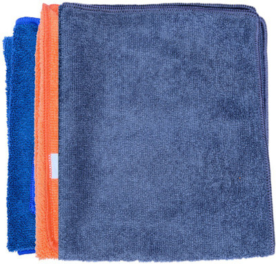 MOCKHE Microfiber Vehicle Washing  Cloth(Pack Of 3, 360 GSM)