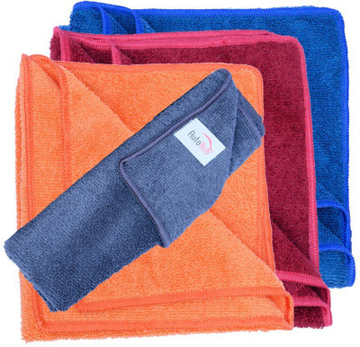 Auto Hub Microfiber Vehicle Washing  Cloth(Pack Of 4, 360 GSM)