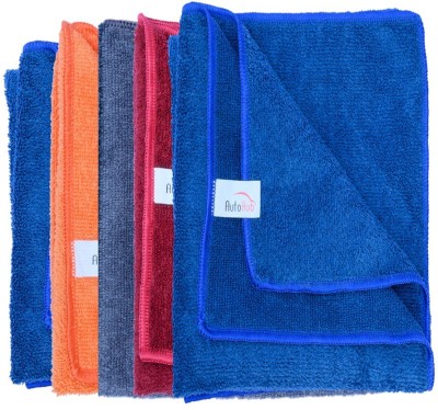 Auto Hub Microfiber Vehicle Washing  Cloth(Pack Of 5, 360 GSM)