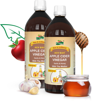 Dr. Patkar's Apple Cider Vinegar Garlic & Honey with the Mother Vinegar(1000 ml)