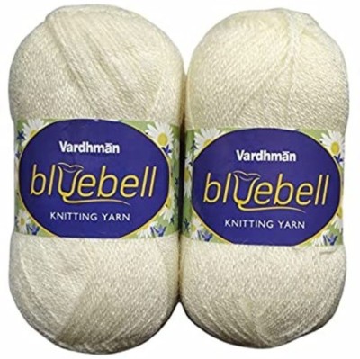 KYSS Vardhman Bluebell Wool Hand Knitting Wool/Art Craft Yarn, Shade No-18, 300 GM