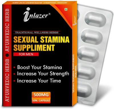 inlazer S_exual Stamina Herbal Formulation Regains Activeness Maintains Vigour Vitality(Pack of 2)