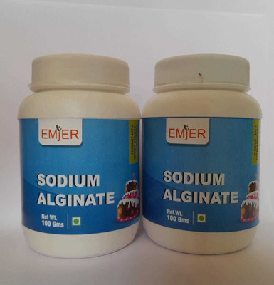 EMJER SODIUM ALGINATE Pectin Powder(2 x 100 g)