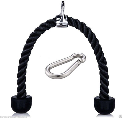HACKERX Heavy Duty Triceps Rope Attachment Pull Down/Extension Triceps Bar