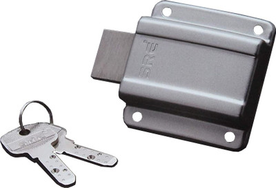 ATLANTIC SRE Collection Key Drawer Lock with 25mm Key (Brass, Polished Finish) Rev-A-Lock Cabinet Security System(Pack of 1)