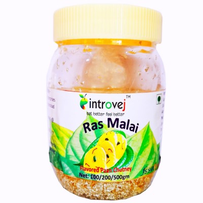 INTROVEJ Ras Malai Flavor Pan Chutni 200gm in Pet Jar Ras Malai Mouth Freshener(200 g)