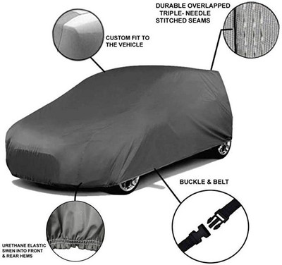 ALTRADECOT Car Cover For Maruti Suzuki Vitara Brezza (With Mirror Pockets)(Grey)