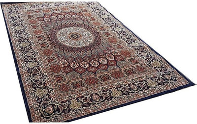 R CARPETS Multicolor Silk Carpet(6 ft,  X 8 ft, Rectangle)