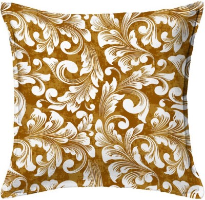 HOUZZCODE Floral Cushions & Pillows Cover(Pack of 2, 40 cm*40 cm, Orange)