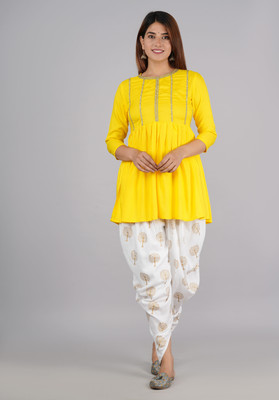 TFP Women Kurta Dhoti Pant Set