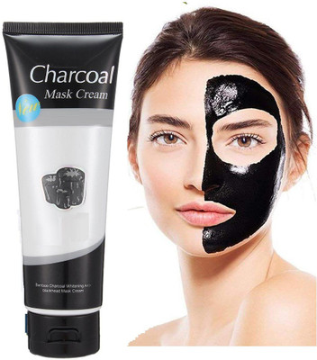 Yuency Charcoal black head remover face peel of mask(130 ml)