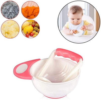 Safe-o-kid Masher Grinding Feeding Bowl, Portable Masher/Serving Bowl For Baby  - Silicone(Feeding Bowl)