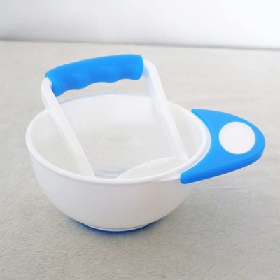 Safe-o-kid Grinding Feeding Bowl, Portable Masher/Serving Bowl For Baby Food Preparation  - Silicone(Feeding Bowl)