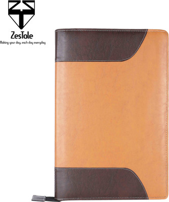 ZesTale Premium Leatherette File Folder/Document Holder(20 Leafs) (Set Of 1, Multicolor)(Set Of 1, Multicolor)