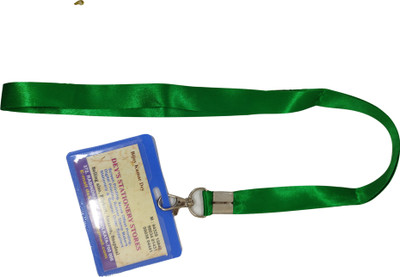 Dey 's stationery store Plastic, Silk Lanyard, ID Badge Holder(Pack of 1)