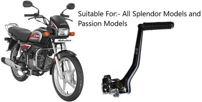 nirwana All Splendor /Passion /Splendor 150 Models Fittings Black Kickstart Lever