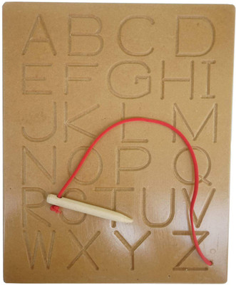 ARVANA Hand Writing Practice Tracing Board Game Learning & Educational Alphabet Board(Beige)