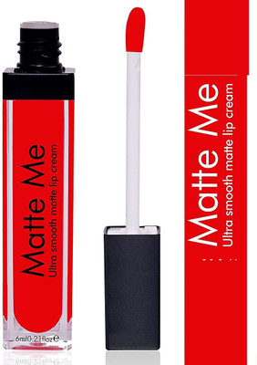 KAIASHA Matte Me Ultra Smooth Super Quality RED Liquid Lipstick(RED, 6 ml)